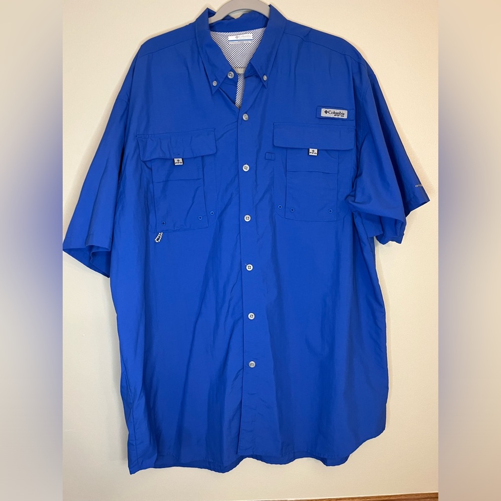 Columbia PFG Men's Button Up XLT Omni-shade